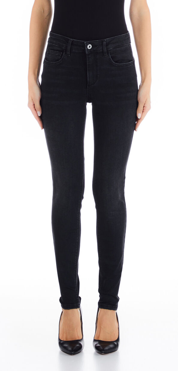 Liu Jo Jeans skinny nero con strass